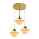 Axyaa Glass LED Pendant Light: Indoor Hanging Lamp Suspension Fixtures