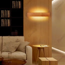 Axyaa Nordic Wood Wall Sconce: Modern LED Bathroom Lighting Fixtures