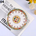 Axyaa Bohemian Nordic Printed Plate - High-Value Household Decor