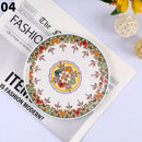 Axyaa Bohemian Nordic Printed Plate - High-Value Household Decor