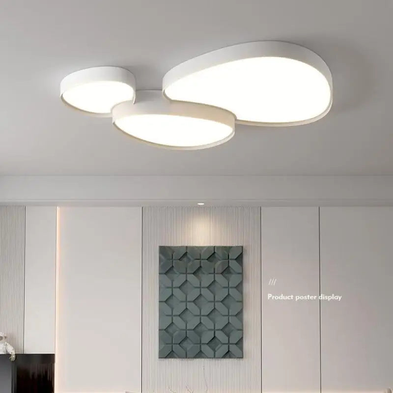 Modern LED Cloud Ceiling Chandelier by Axyaa - Simple Home Decoration Lighting