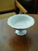 Axyaa Retro Ceramic Fruit Tray with High Legs | Dim Sum Restaurant Decor
