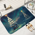 Axyaa Home Christmas New Year Decor Door Mat Bedroom Kitchen Floor Carpet