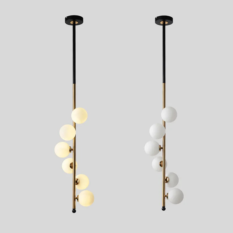 Axya Glass Ball Pendant Lights: Nordic Minimalism for Home Decor