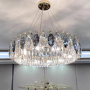 Axyaa Crystal Chandelier: Modern Luxury Lighting for Bedroom & Living Room