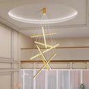 Axyaa Nordic Stair Chandelier Set for Living and Dining Room Lighting