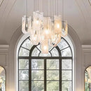 Axyaa Nordic Chandeliers Dining Room Pendant Lights Ceiling Hanging Lamps