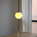 Axyaa Nordic Ceramic Sphere Pendant Light - Modern Bedroom LED Hanging Lamp
