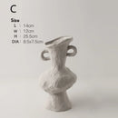 Ceramic White Flower Pot Vases by Axyaa