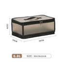 Axyaa Large Folding Storage Box for Cosmetics, Shoes, Clothes - Washable & Moisture-Proof