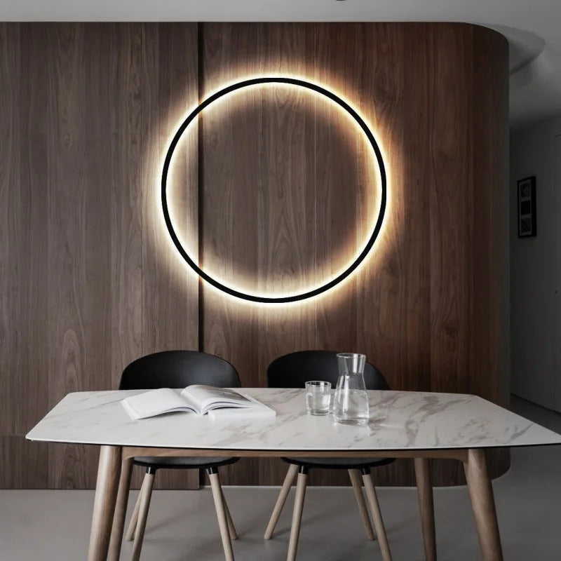 Axyaa Modern Moon Wall Lamp for Living Room, Bedroom - Nordic Decor Wall Sconce
