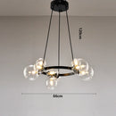Axyaa LED Pendant Chandeliers for Modern Living and Dining Room Lighting