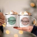 Axyaa Unbreakable Porcelain Mugs 2 Colors Camping Breakfast Coffee Cup