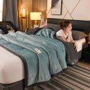 Axyaa Plush Triple-Layered Warm Blanket for Autumn/Winter