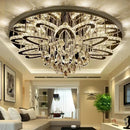 Axyaa Adjustable Crystal LED Ceiling Lamp for Modern Living Room, Bedroom, Dining Room