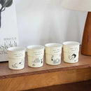 Axyaa Cute Cat Illustrations Ceramic Latte Mug