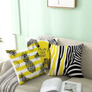 Axyaa Geometric Deer Pattern Cushion Cover for Sofa Decoration and Throw Pillow