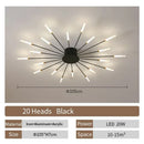 Axyaa Fan-shaped LED Ceiling Lamp Indoor Lighting Modern Nordic Creative Fixture