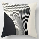 Axyaa Abstract Line Pattern Decorative Pillow Cover