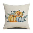 Axyaa Thanksgiving Pumpkin Pillow Cover 45*45cm Home Decor Cotton Linen