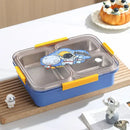 Axyaa Stainless Steel Bento Lunchbox with Compartments for Adults and Kids