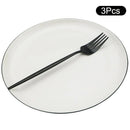 Axyaa Stainless Steel Dinner Fork Set - 3 Pieces