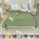 Axyaa Double Thickened Throw Blanket for Winter - Super Soft Cozy Sofa Bed Cover
