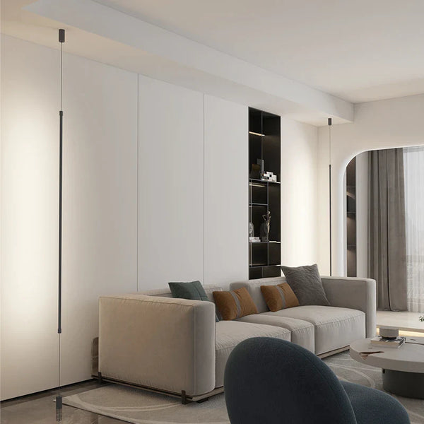 Axyaa Modern LED Floor Lamp: Creative Black & White Art Light for Living Room Decor.