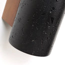 Axyaa Black Cave Stone LED Wall Lamp - Nordic Minimalism for Living Room, Bedroom, Bathroom