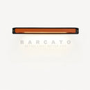 Axyaa Modern Black Orange LED Wall Lamp Shelf Sconce for Bedroom Living Room
