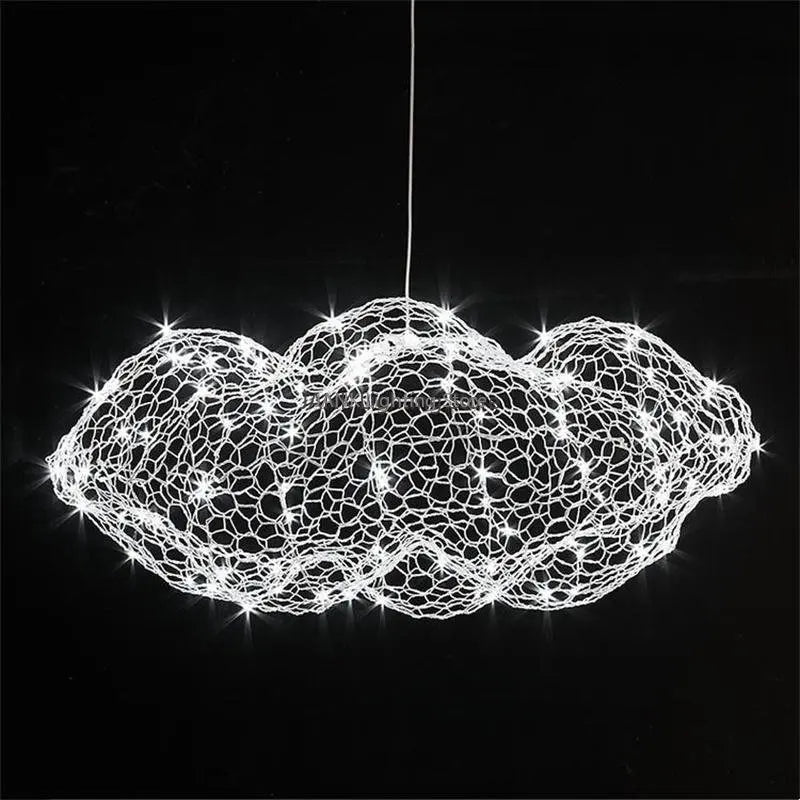 Axyaa Nordic Starry Sky Cloud Chandelier LED Ceiling Light