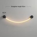 Axyaa Silicone Music Note Wall Lamp: Modern Minimalist Nordic Lighting for Bedroom