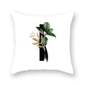 Floral Alphabet Pillow Case by Axyaa: Home & Car Decorative Cushion Cover