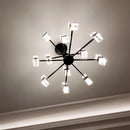 Axyaa LED Acrylic Chandelier: Modern Minimalist Designer Lighting for Home Decor