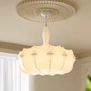 Axyaa Nordic Silk Chandelier: Modern Wabi Sabi Ceiling Light for Home Decor