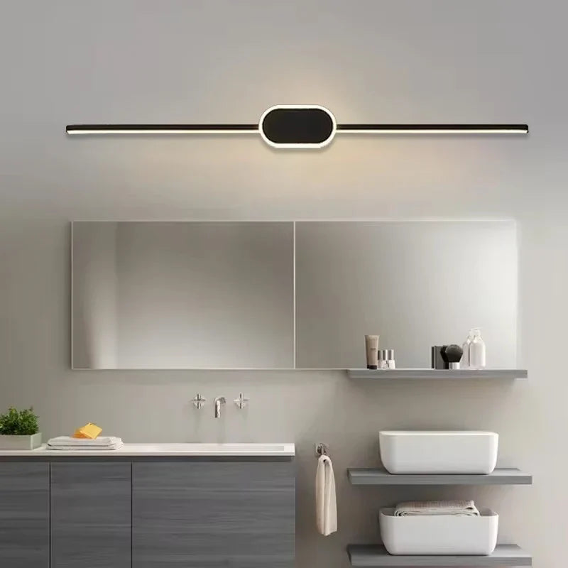 Axyaa 40/60/80CM LED Bathroom Mirror Wall Sconces, Living Room Indoor Fixture