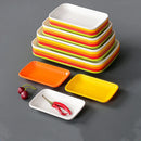 Axyaa Melamine Rectangular Noodle Plate for Hot Pot and Barbecue