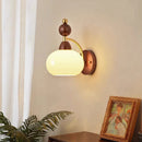 Axyaa Solid Wood Bedside Wall Lamp for Bedroom, Living Room, Study, Aisle, Porch