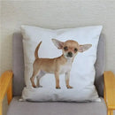 Chihuahua Dog Printed Cushion Cover by Axyaa for Home Decor