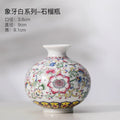 Axyaa Chinese Style Enamel Ceramic Vases Creative Home Office Decor