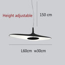Axyaa Black White Pendant Light | Nordic Design Hanging Lamp for Living Room