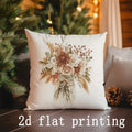 Axyaa Fall Floral Hello Cushions: Festive Pattern Cover for Sofa, Bedroom, Car