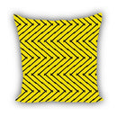 Axyaa Geometric Pattern Pillowcase - Abstract Art Polyester Cushion Cover