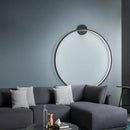 Axyaa Modern 80CM LED Circle Wall Lamp for Indoor Lighting in Living Room and Hotel Hall