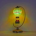 Axyaa Handcrafted Mosaic Hot Air Balloon Table Lamp Glass Bed Night Light