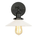 Axyaa White LED Wall Lights Industrial Style Bedside Lamp - Plug InaddAll