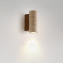 Axyaa Yellow Travertine LED Wall Lights - Modern Bedside Lamp for Home Decor