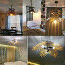 Axyaa LED Coconut Tree Chandelier - Tropical Bohemian Style Lighting
