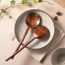 Axya Natural Nanmu Wooden Soup Spoon - 1PC