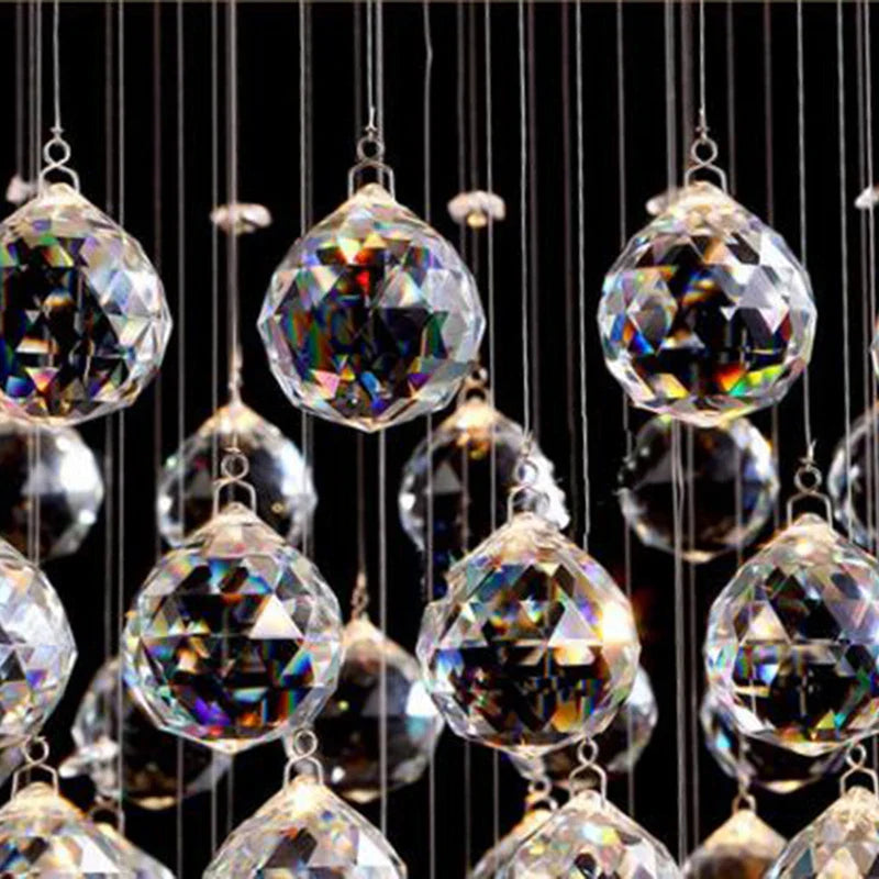 Axyaa Crystal Pendant Lights: Modern Luxury LED Hanging Lamps